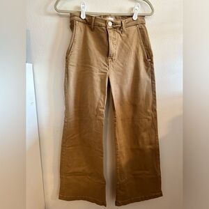 KUT From the Kloth Tan Wide-Leg Jeans